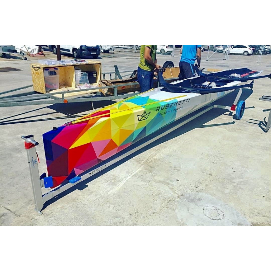 Coastal rowing 2x trolley