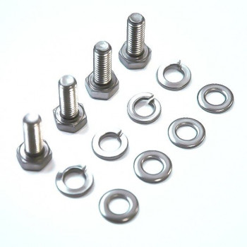 Set bolts and washers for ball bearing wheels