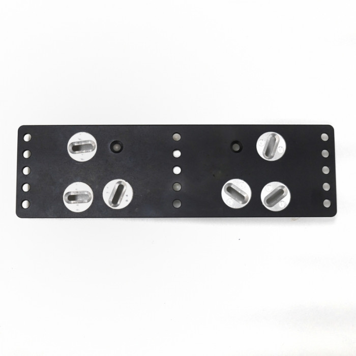 Aluminium shoe plate Fits4All, 25cm