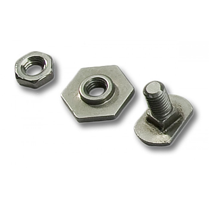 Pivot screw for steering shoe