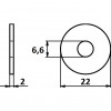 M6 washer dimensions