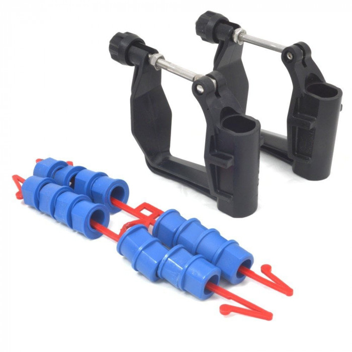 Concept2 type scull oarlocks, 13mm bushings, Stainless steel gate EuRow