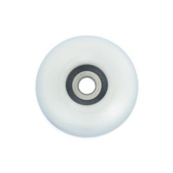 Single action wheel Ø36.5 mm. white