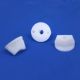 White plastic wingnut, M6
