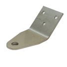 Martinoli stainless steel angle bracket for rowing boat foot stretcher