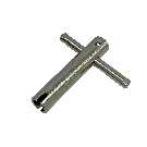 Slide or track wingnut key