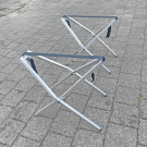 Flacher Klappbarer Bootsbock - alu