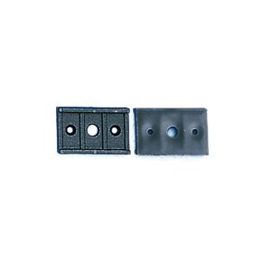 Nylon plate wedge with wide square teeth 