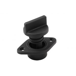 Lensplug met schroefdop 24 mm.