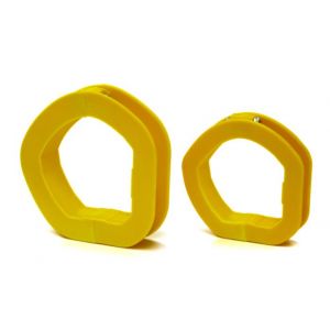 Croker rowing or sculling button, asymmetrical