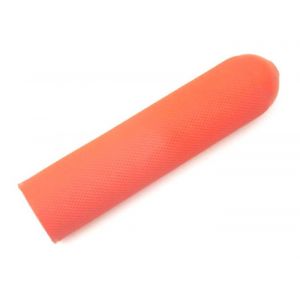 Gummigriff orange geriffelt