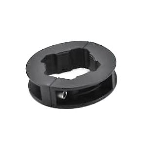 Button Braca type, scull, black