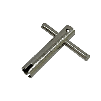 Slide or track wingnut key