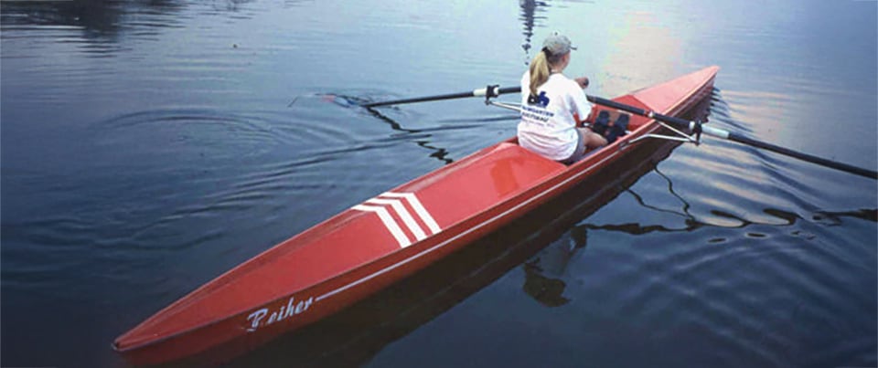 Baumgarten Funtrainer 1x &ndash; stabiele vrijetijdsroeiboot voor recreatief roeien en training