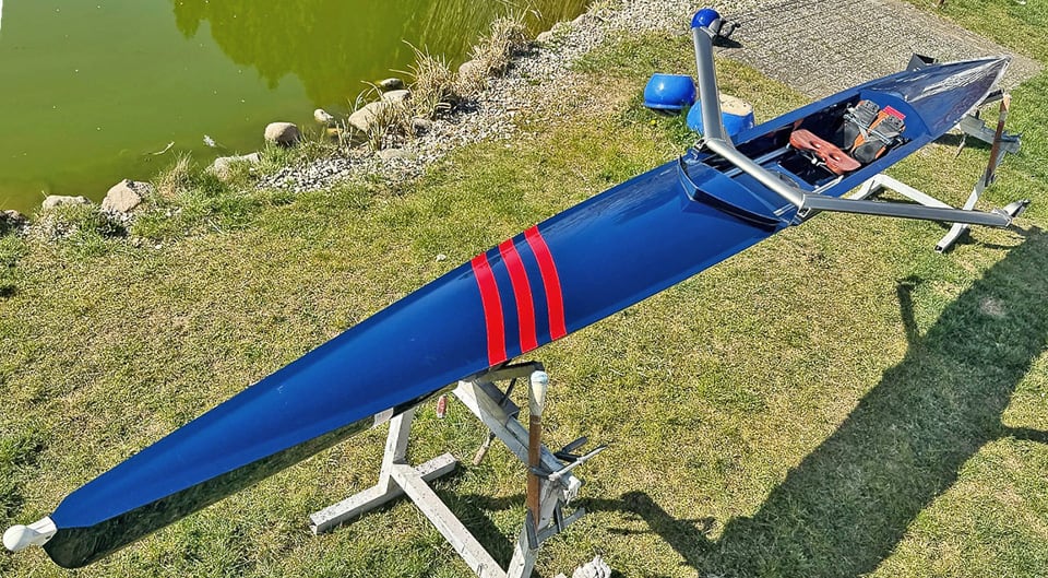 Gig Racer GR1x recreatieve roeiboot op schragen &ndash; sportief trainen zonder wedstrijdboot