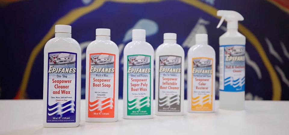 Epifanes Seapower reinigingsmiddelen voor roeiboten en gelcoat