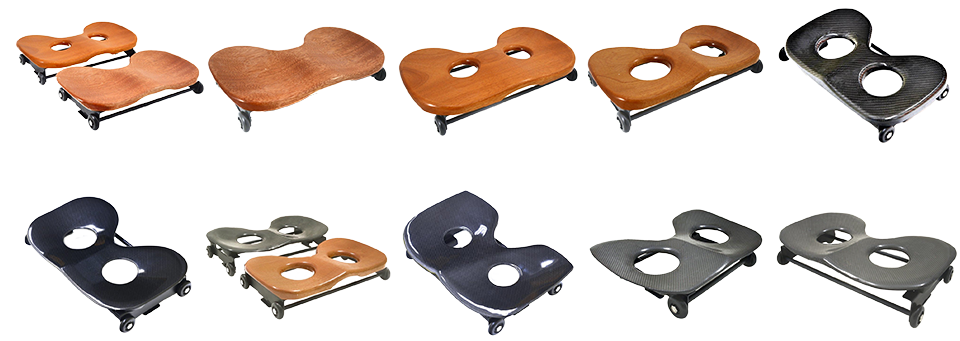 Wide choice of complete single action rowing seats