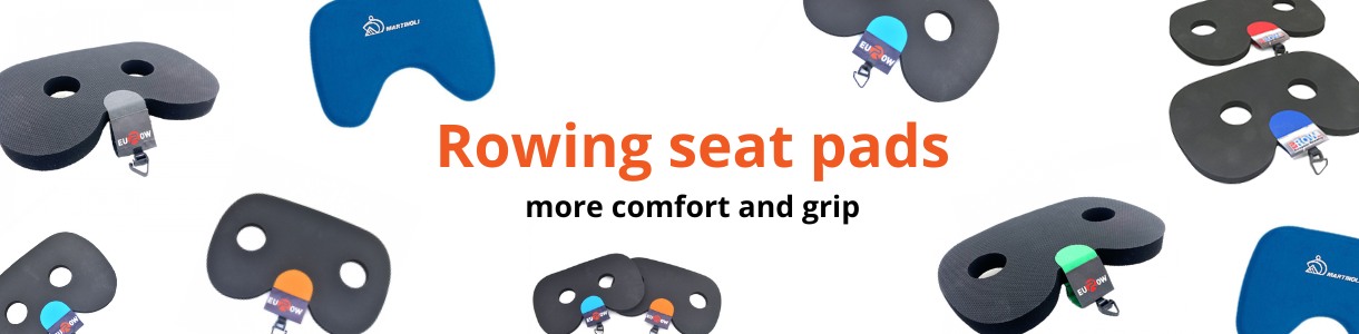 Rowing pads for more comfort and grip