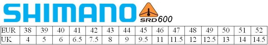 shimano shoe sizes